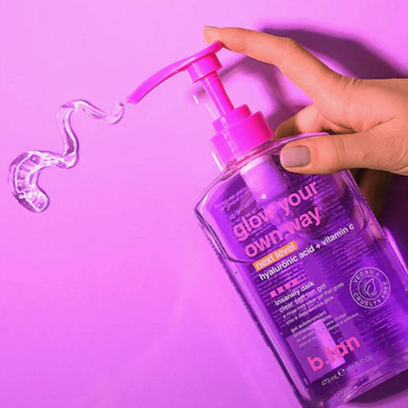 b.tan glow your own way - next level (437ml) Rabatte dieses Monats