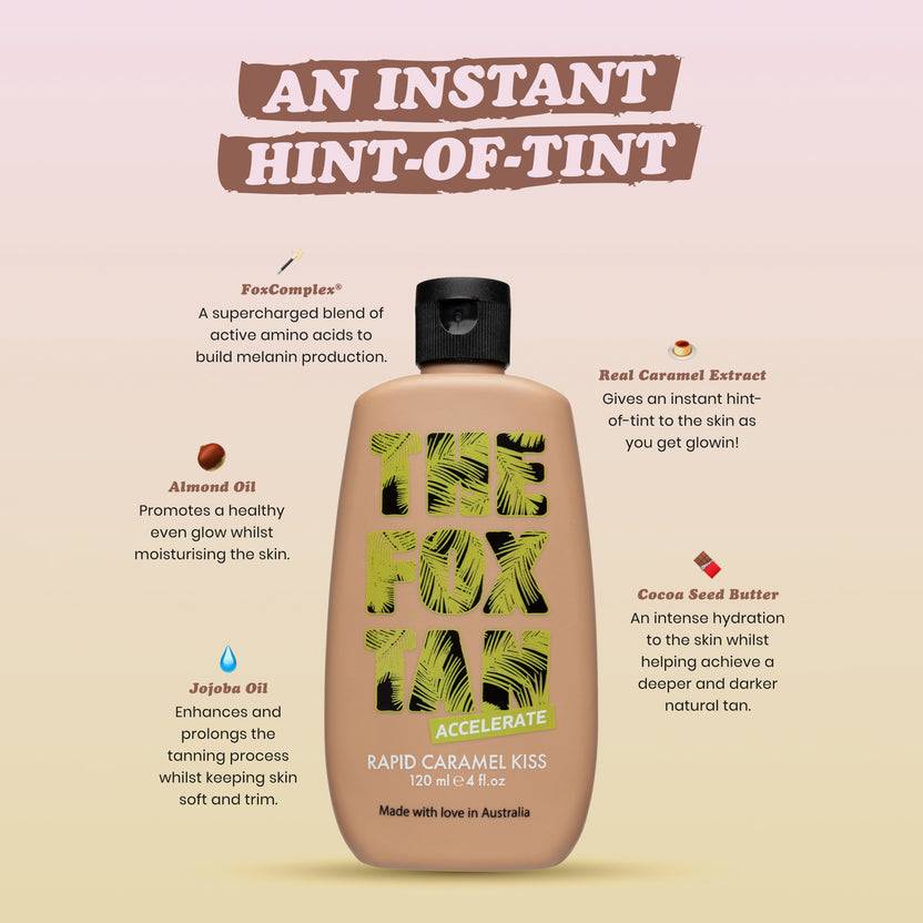 The Fox Tan Rapid Caramel Kiss (120ml) Outlet