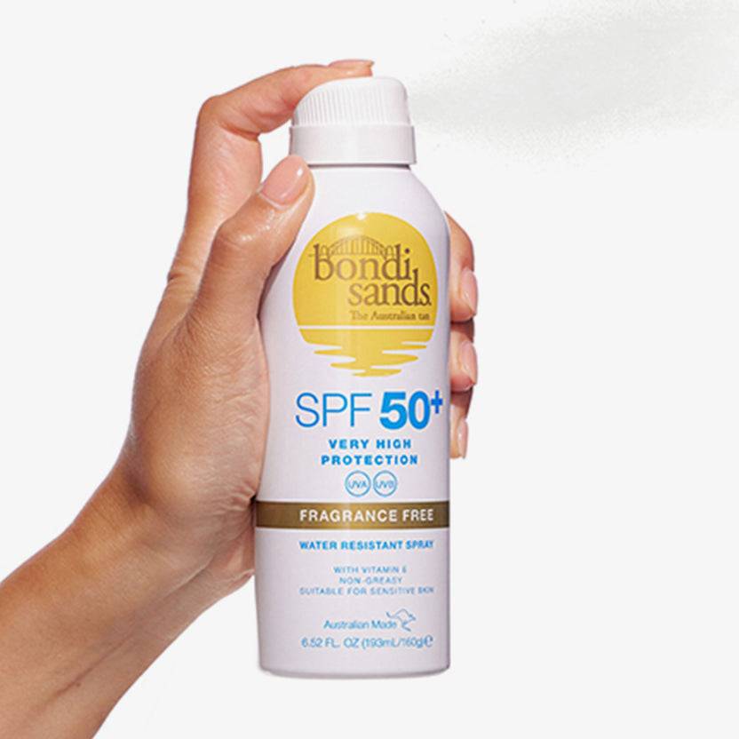 Bondi Sands SPF 50+ Fragrance Free Aerosol Mist Spray (160g) Verkauf