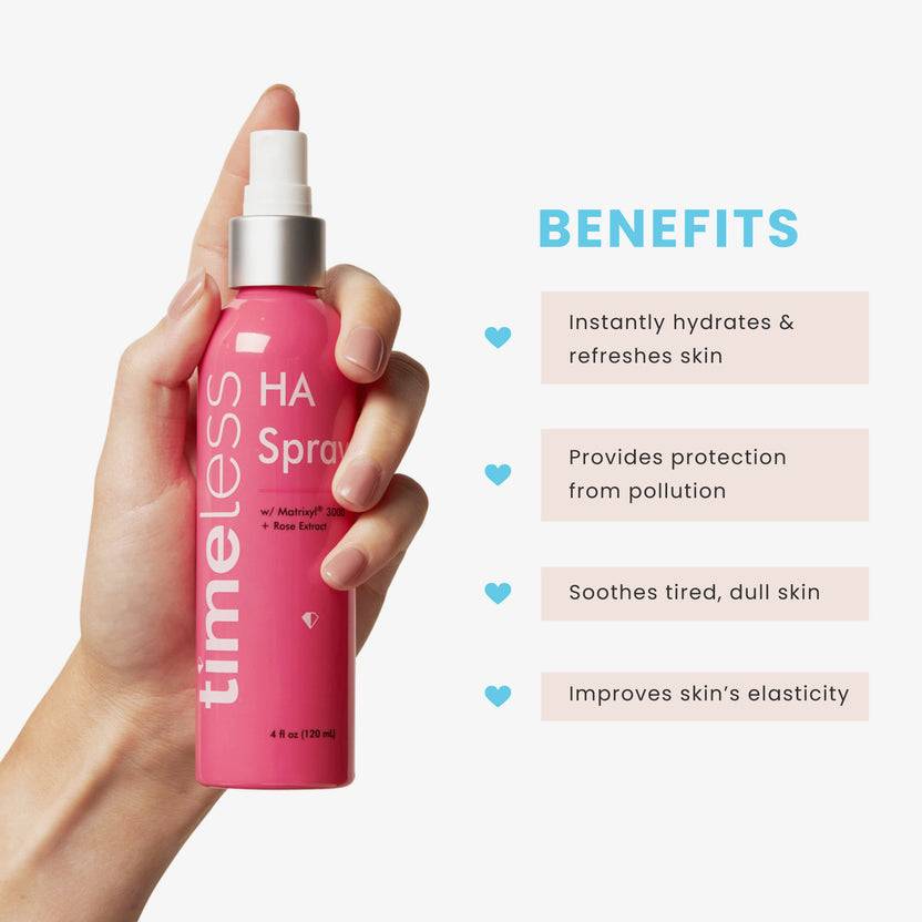 Timeless Skin Care HA ROSE SPRAY w/ Matrixyl 3000 (120ml) Jubiläumsangebot