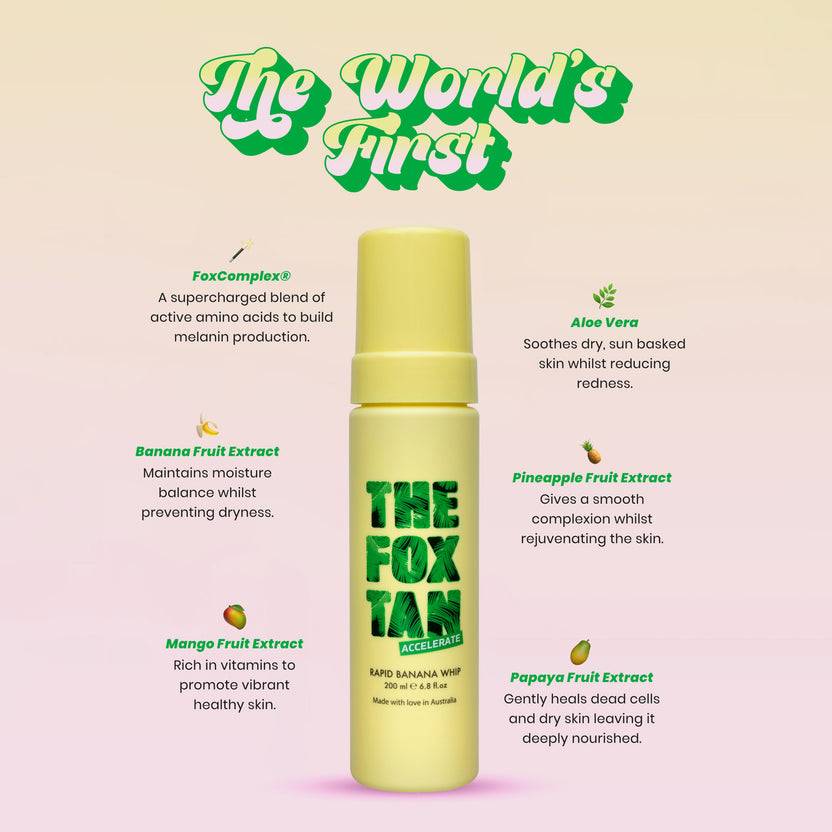 The Fox Tan Rapid Banana Whip (200ml) Letzte 2 Tage