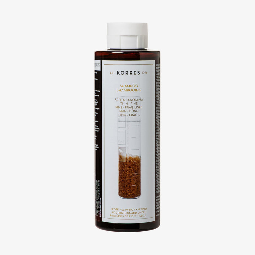 KORRES Rice Proteins & Linden Shampoo für feines Haar (250ml) 50% Rabatt mit kostenlosem Versand