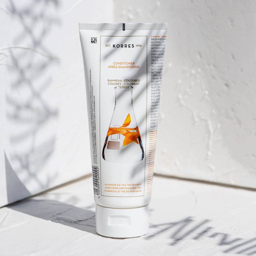 KORRES Sunflower & Mountain Tea Pflegespülung für coloriertes Haar (200ml) Günstig kaufen