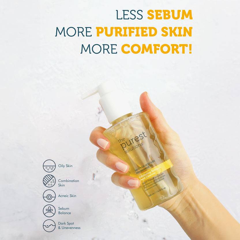 The Purest Solutions 0,5% Salicylic Acid + 1% Niacinamide Exfoliating Cleanser (200ml) Tiefpreis