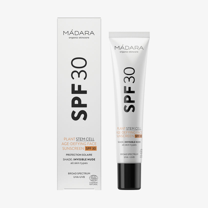 MÁDARA Cosmetics Plant Stem Cell Age-Defying Face Sunscreen SPF30 (40ml) 50% Rabatt für begrenzte Zeit