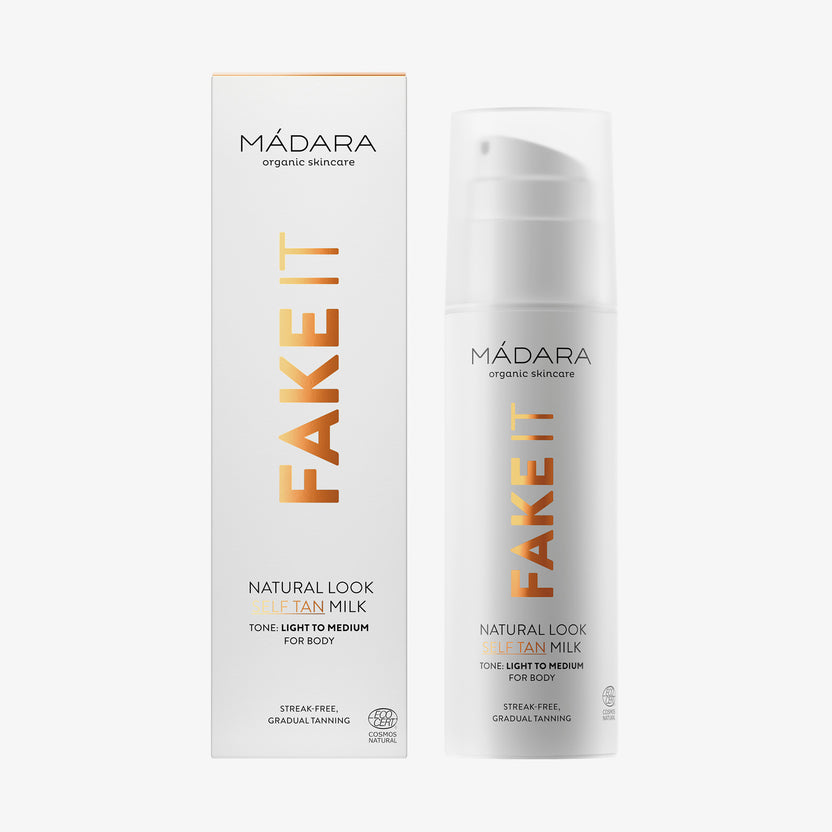 MÁDARA Cosmetics Fake It Natural Look Self Tan Milk (150ml) 2025