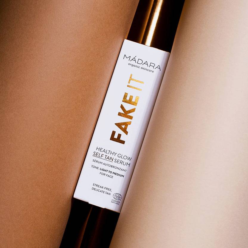 MÁDARA Cosmetics Fake It Healthy Glow Self Tan Serum For Face (30ml) Verkauf