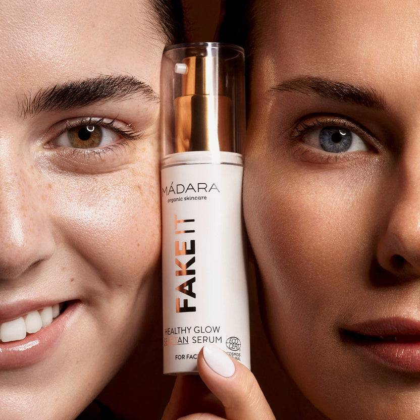 MÁDARA Cosmetics Fake It Healthy Glow Self Tan Serum For Face (30ml) Verkauf