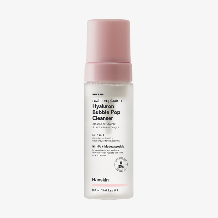 Hanskin Real Complexion Hyaluron Bubble Pop Cleanser (150ml) Fabrikverkauf