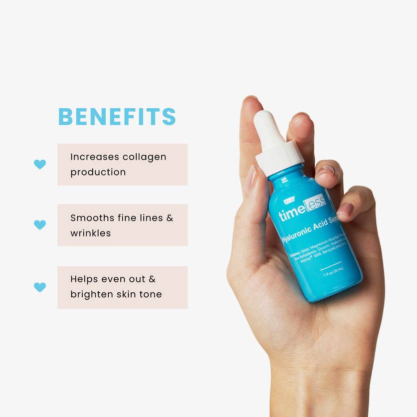 Timeless Skin Care Hyaluronic Acid Vitamin C Serum (30ml) Sonderangebot