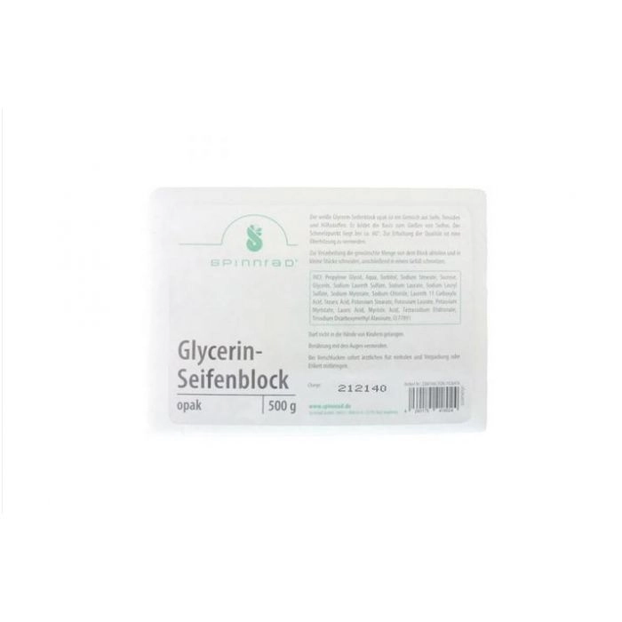 Spinnrad Glycerinseifenblock opak, 500 g Discount Store für neue Produkte