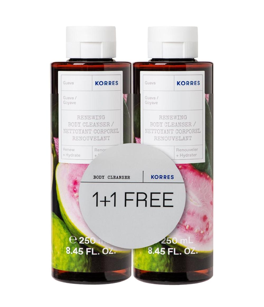 KORRES Duschgel 1+1 Set Guava 50% Rabatt für begrenzte Zeit