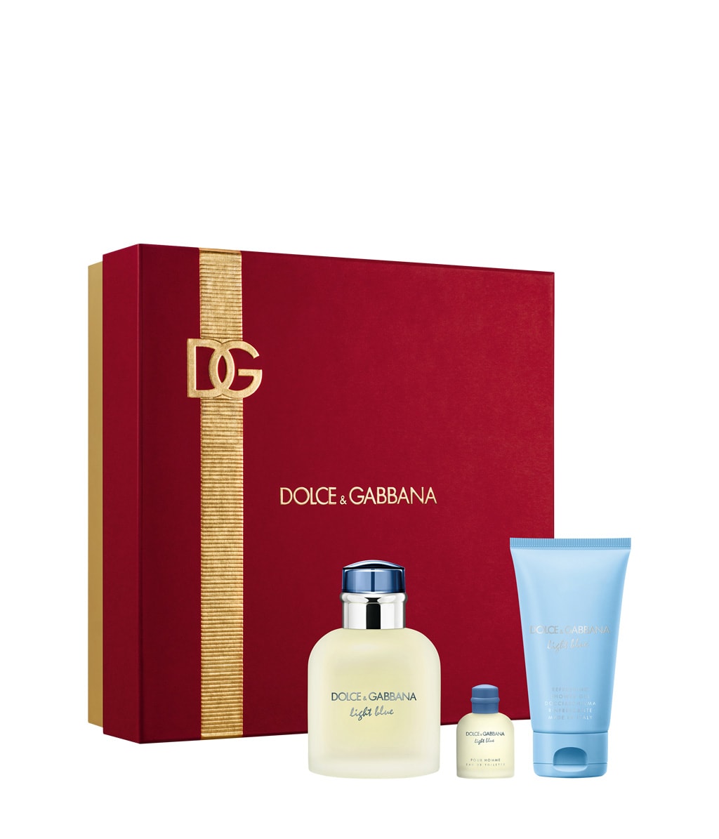 Dolce&Gabbana Light Blue Pour Homme Xmas Set 2024 + Travel Spray 5 ml Exklusive Angebote