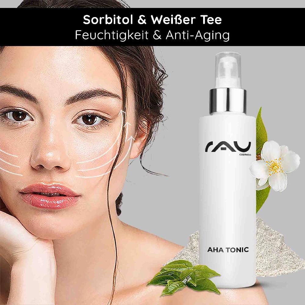 ﻿Rau Cosmetics AHA Tonic 200 ml - Toner mit Anti Aging Effekt Letzte 2 Tage