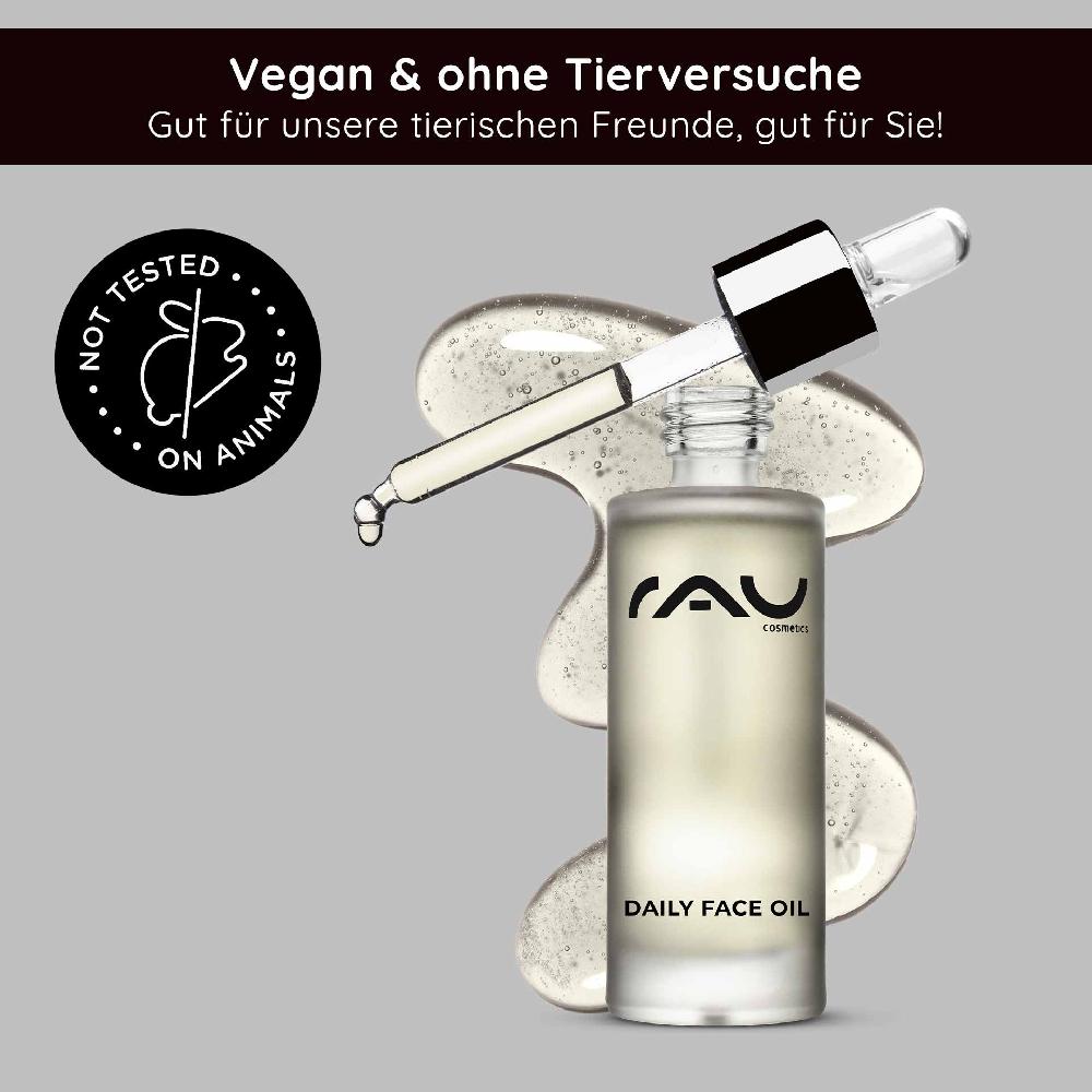 Rau Cosmetics Daily Face Oil 30 ml Pflegendes Gesichts-Öl für die Nacht mit Lavendel Zeitbegrenzte Promotion