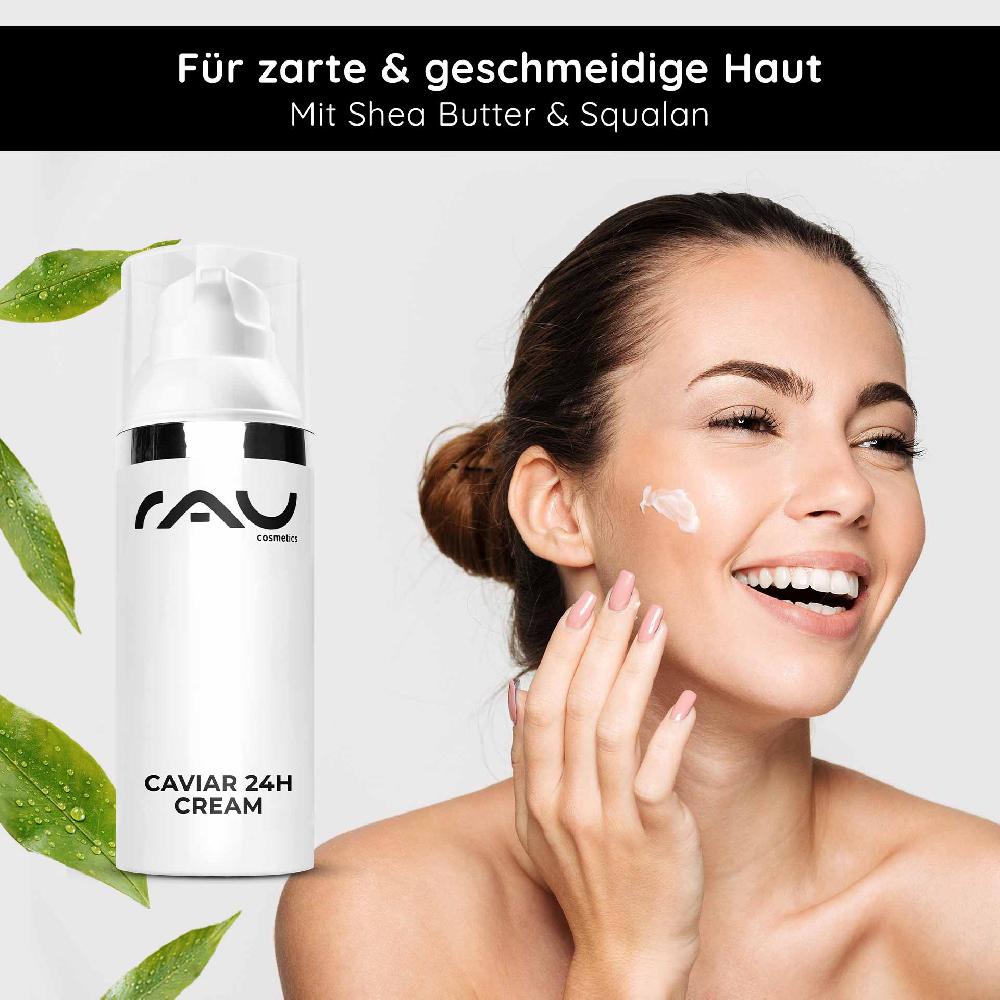 Rau Cosmetics Caviar 24h Cream 50 ml Hautpflege mit Caviar Extrakt Bis zu 50% Rabatt