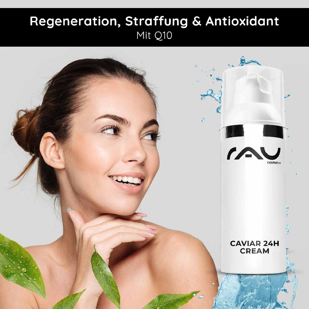 Rau Cosmetics Caviar 24h Cream 50 ml Hautpflege mit Caviar Extrakt Bis zu 50% Rabatt