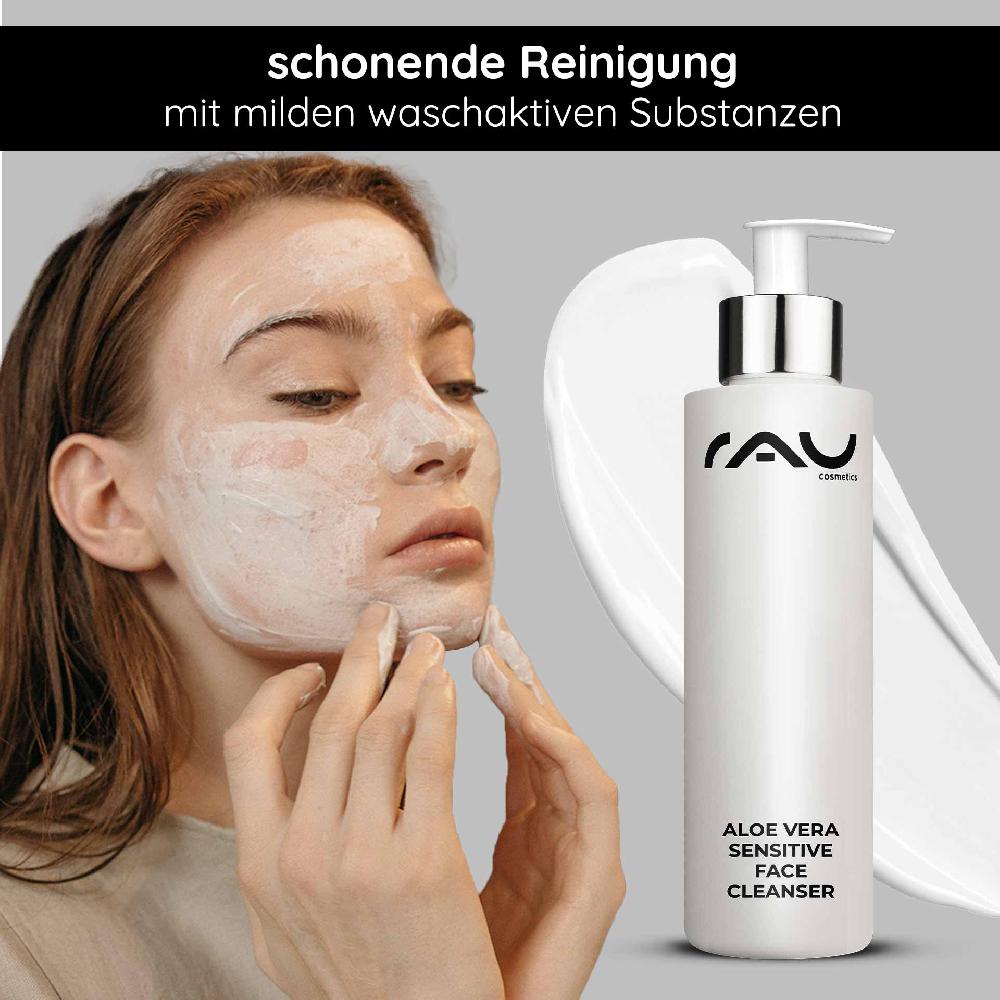 Rau Cosmetics Aloe Vera Sensitive Face Cleanser 200 ml Reiniger Bis zu 65% Rabatt
