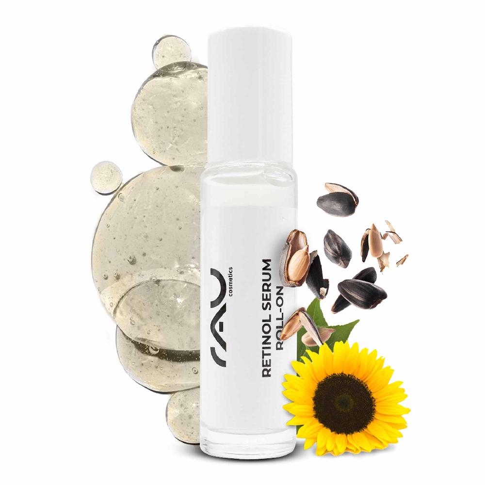 Rau Cosmetics Retinol Serum Roll-On 10 ml - Vitamin A Serum für trockene und reife Haut