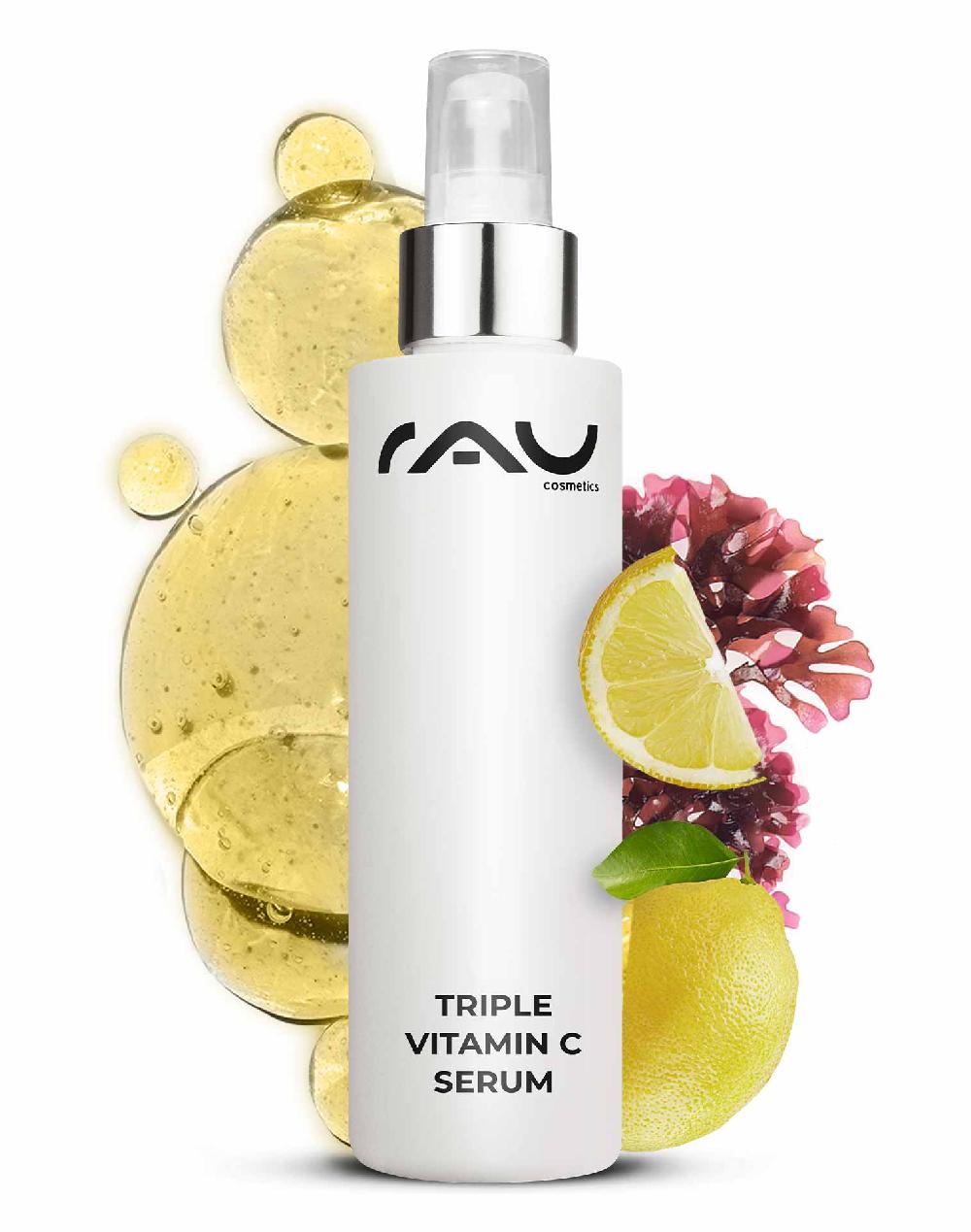 Rau Cosmetics Triple Vitamin C Serum 100 ml mit 11 % Vitamin C Säuren