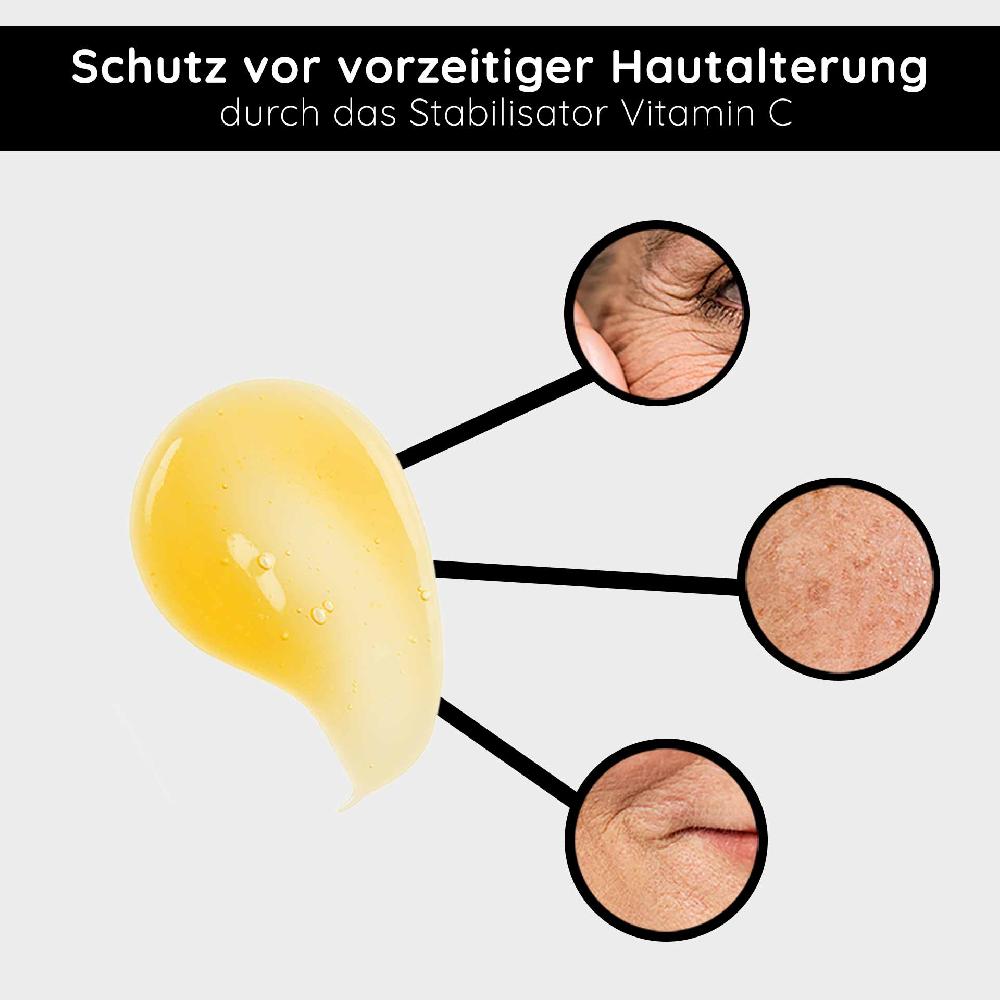 Rau Cosmetics Triple Vitamin C Serum 100 ml mit 11 % Vitamin C Säuren Begrenzt auf 3 Tage
