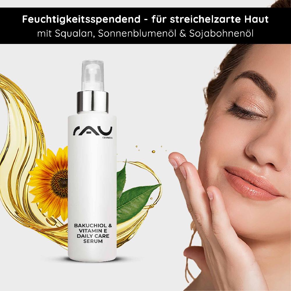 Rau Cosmetics Bakuchiol & Vitamin E Daily Care Serum 100 ml Anti-Aging Verkauf