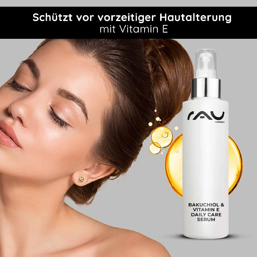 Rau Cosmetics Bakuchiol & Vitamin E Daily Care Serum 100 ml Anti-Aging Verkauf