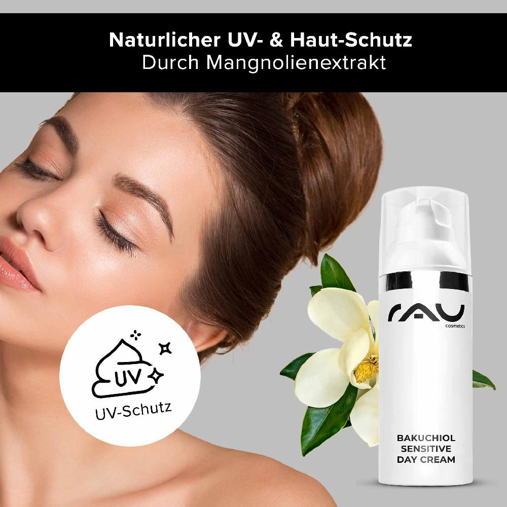 Rau Cosmetics Bakuchiol Sensitive Day Cream 50 ml leichte Tagescreme Angebote