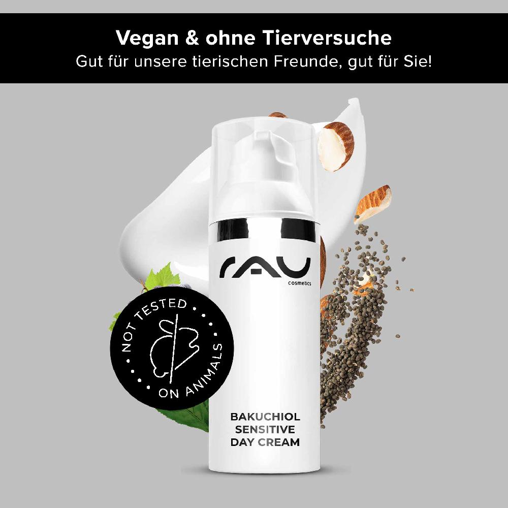 Rau Cosmetics Bakuchiol Sensitive Day Cream 50 ml leichte Tagescreme Angebote