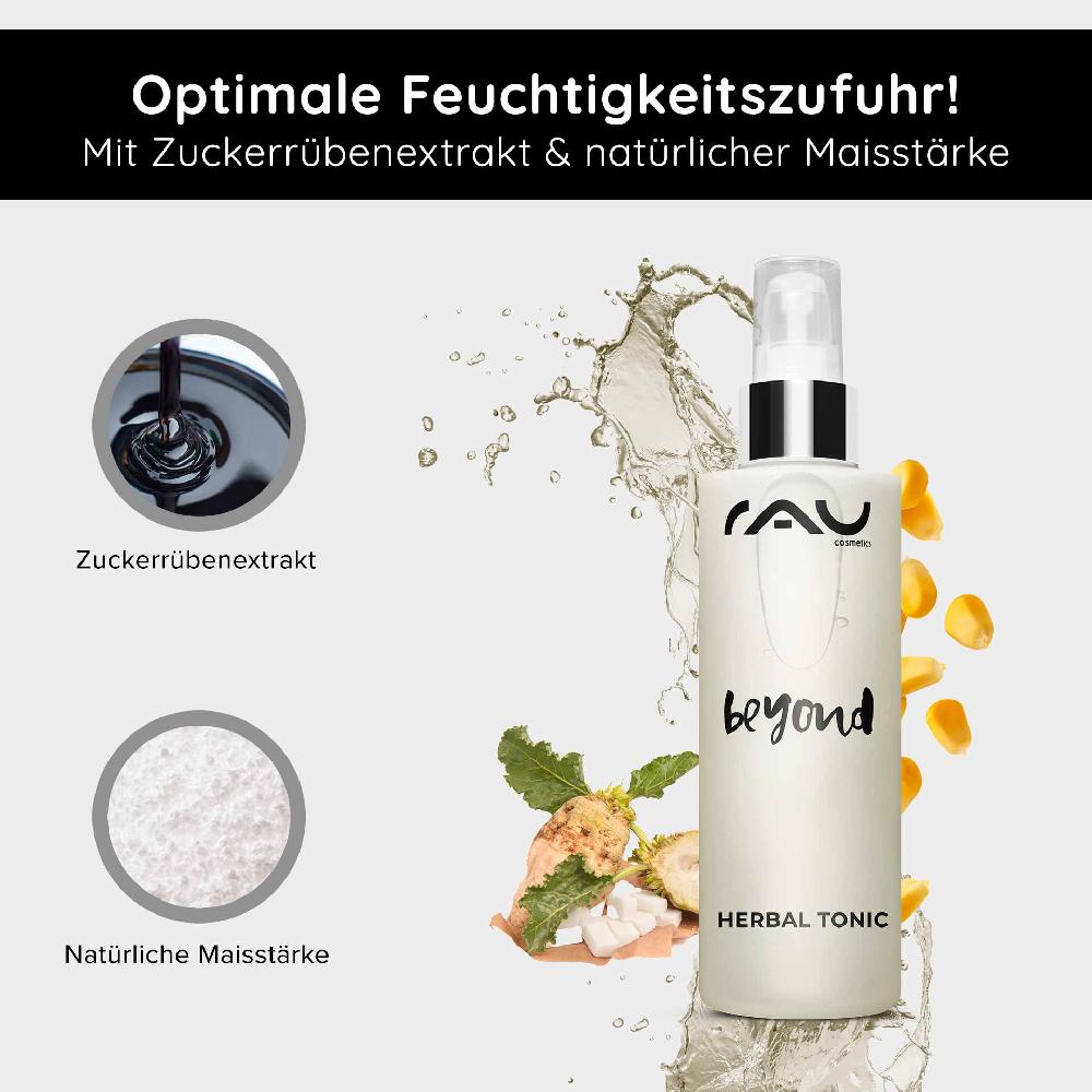 Rau Cosmetics Beyond Herbal Tonic 200 ml Naturkosmetik Toner Blitzverkäufe