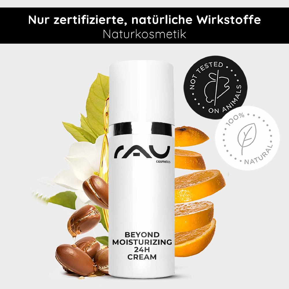 Rau Cosmetics Beyond Moisturizing 24h Cream 50 ml Naturkosmetik Creme Kostenloser Versand