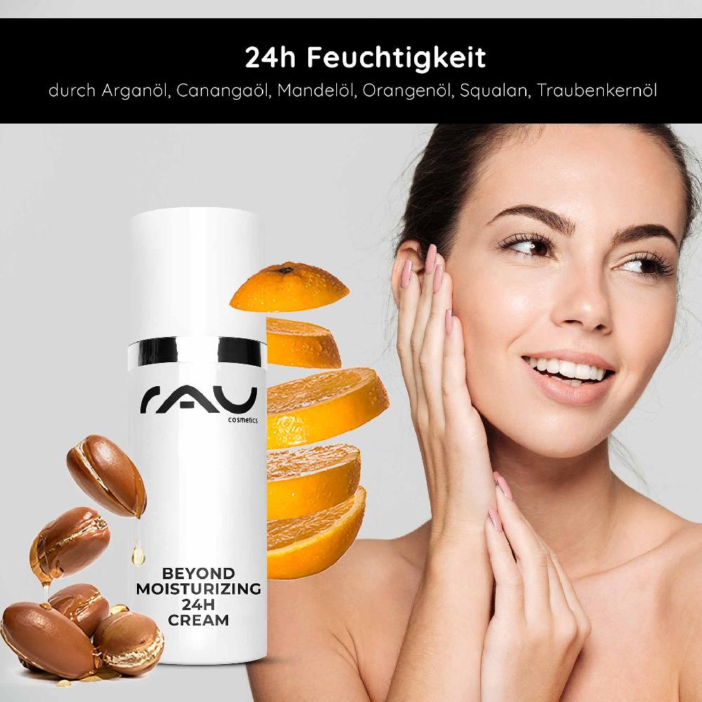 Rau Cosmetics Beyond Moisturizing 24h Cream 50 ml Naturkosmetik Creme Kostenloser Versand