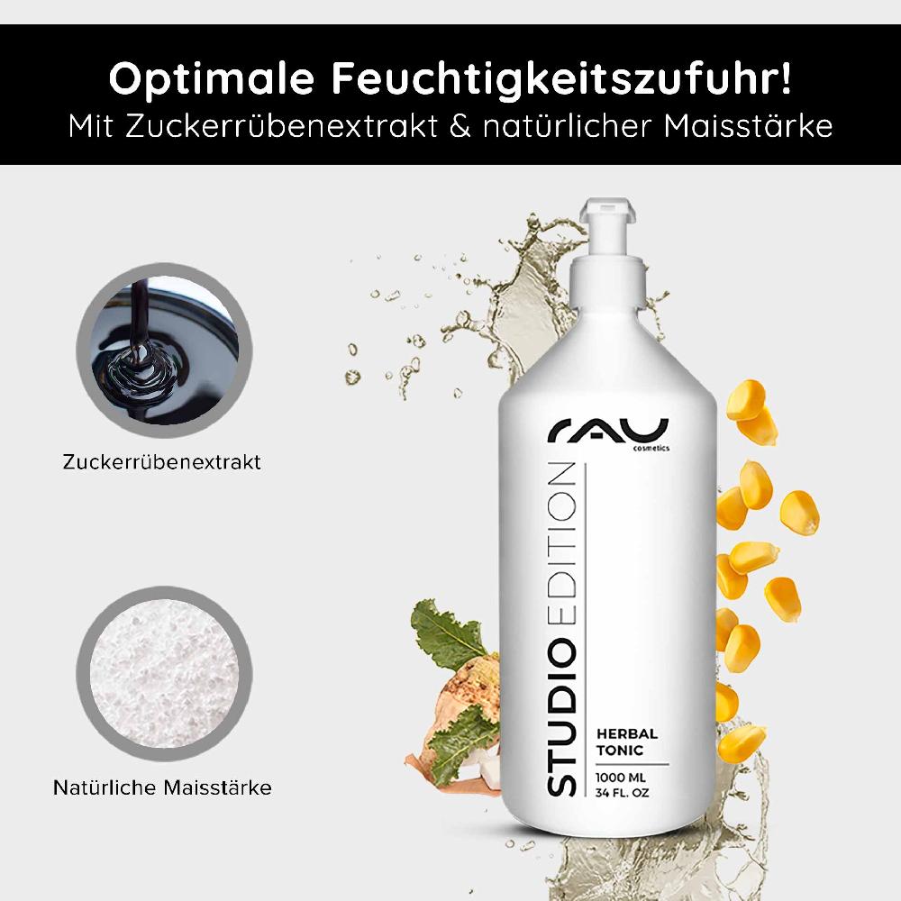 Rau Cosmetics Beyond Herbal Tonic 1000 ml Gesichtswasser Natur Fabrikpreis
