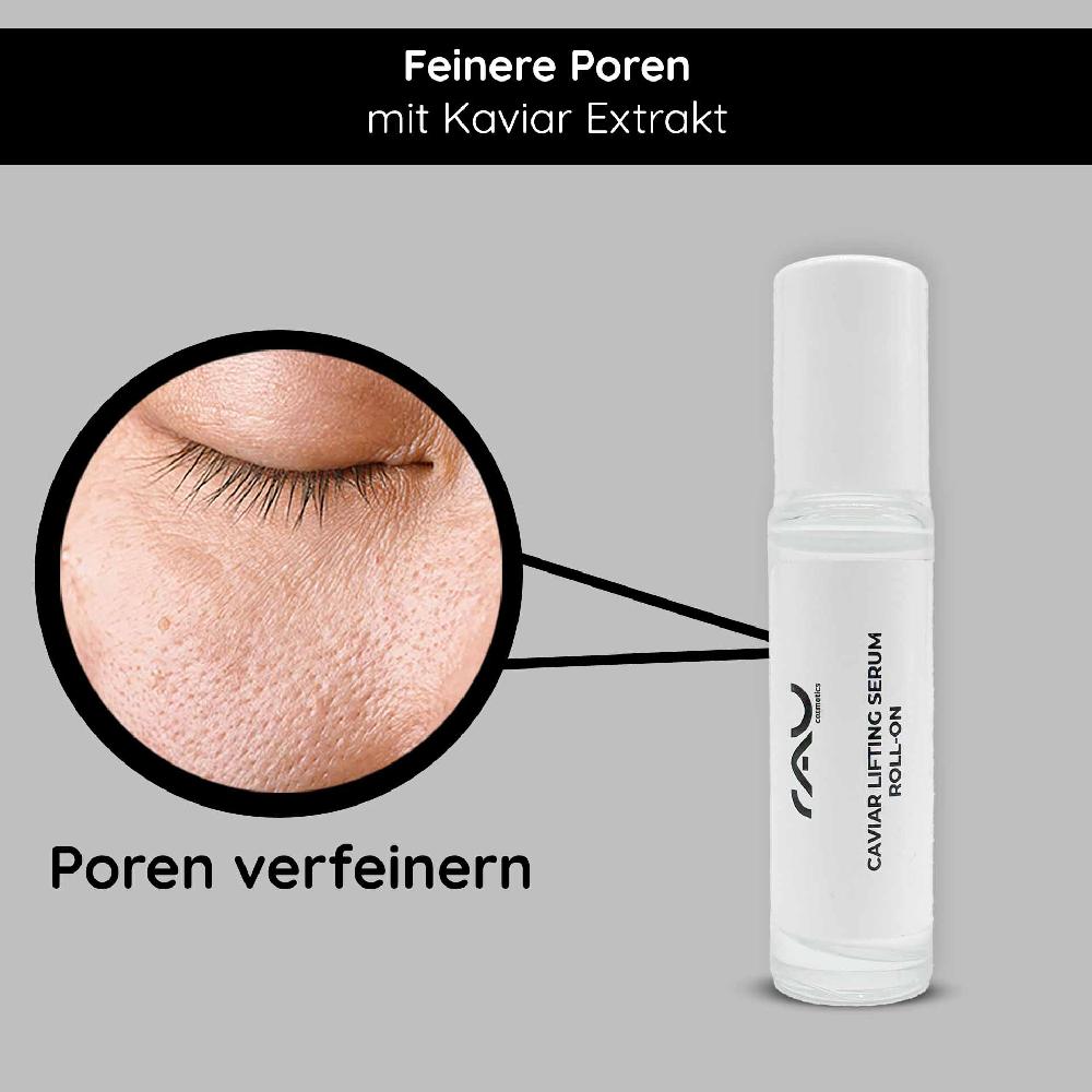 Rau Cosmetics Caviar Lifting Serum Roll-On 10 ml mit Reproage & Kaviar-Extrakt Sonderangebot