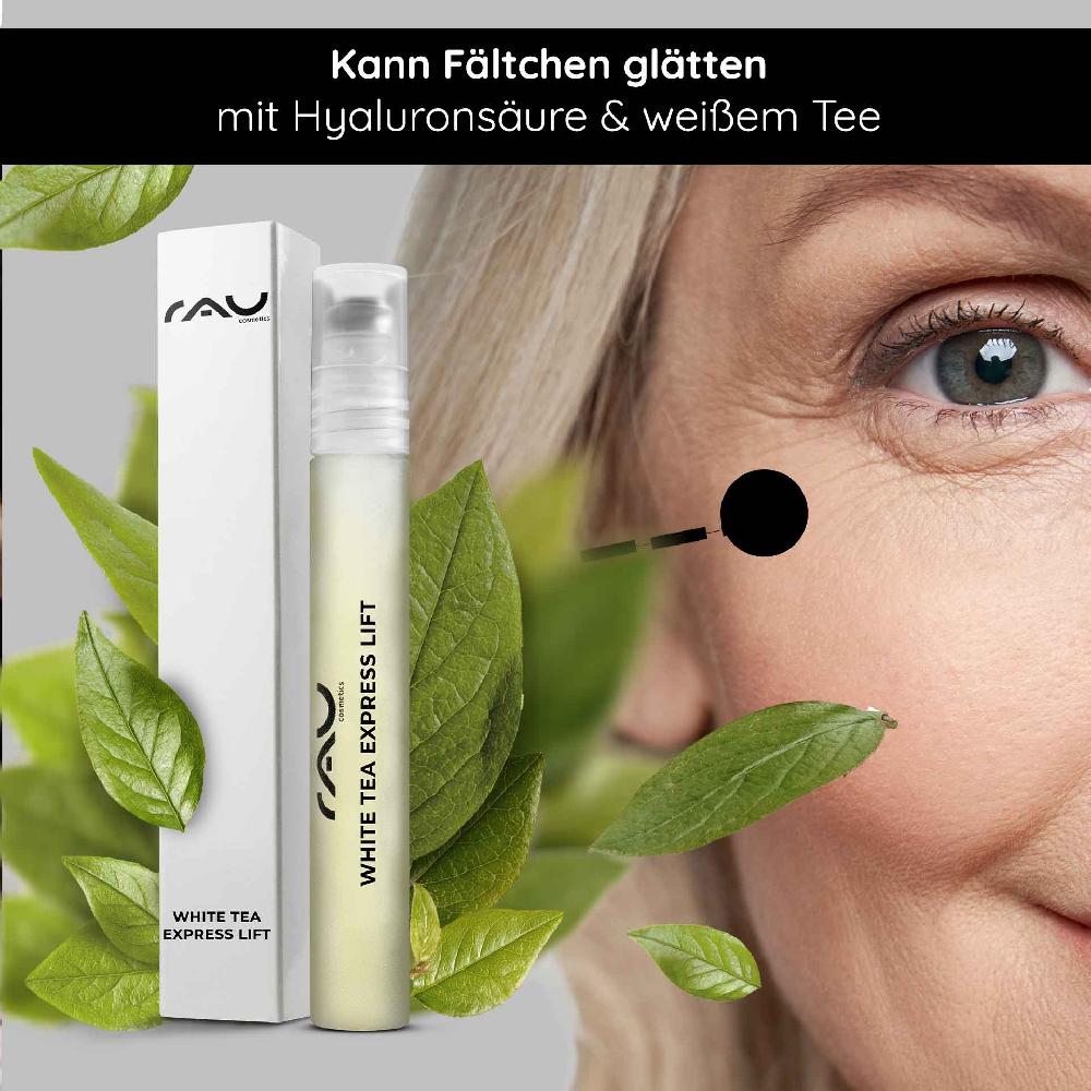 Rau Cosmetics White Tea Express Lift Roll On Anti-Aging Serum im Roll-On Versandkostenfrei
