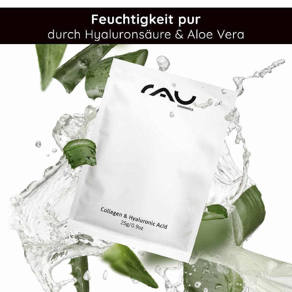 Rau Cosmetics Collagen & Hyaluronic Acid Mask Vliesmaske mit Panthenol Flash Sale