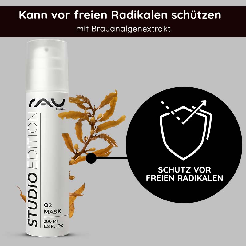 Rau Cosmetics O2 Mask 200 ml duftende Maske mit Aloe Vera & Ginkgo Jubiläumsangebot