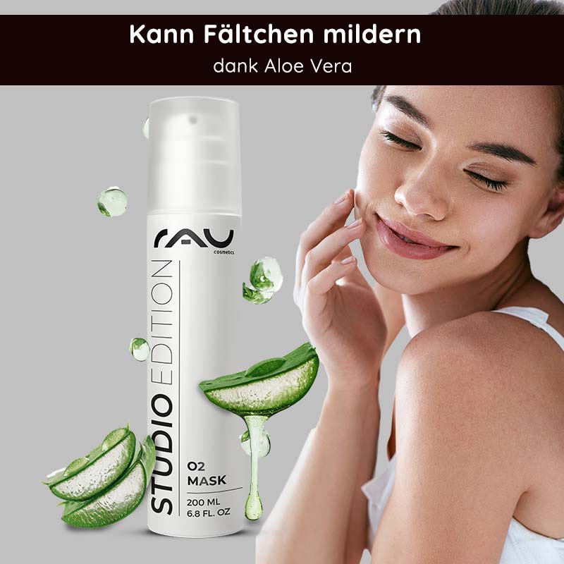 Rau Cosmetics O2 Mask 200 ml duftende Maske mit Aloe Vera & Ginkgo Jubiläumsangebot