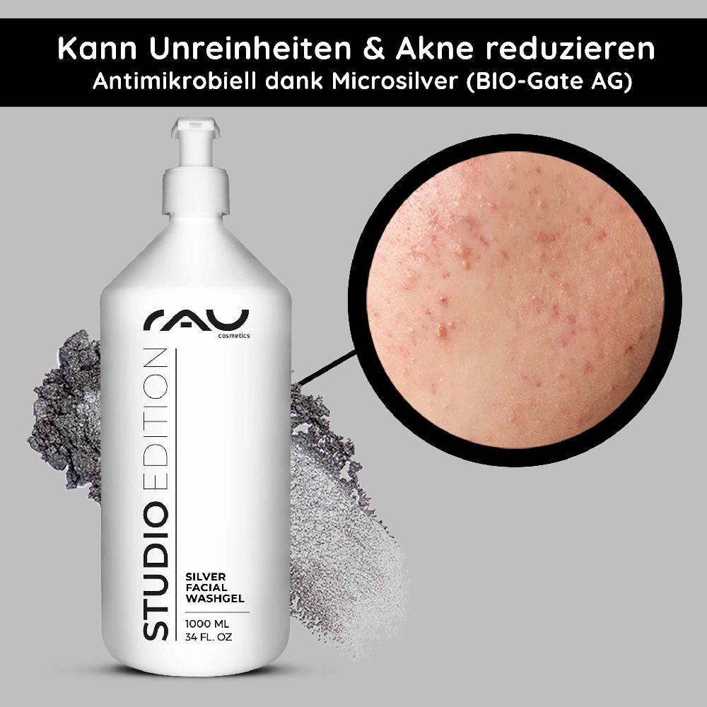 Rau Cosmetics Silver Facial Washgel 1000 ml Microsilber Waschgel Blitzangebot