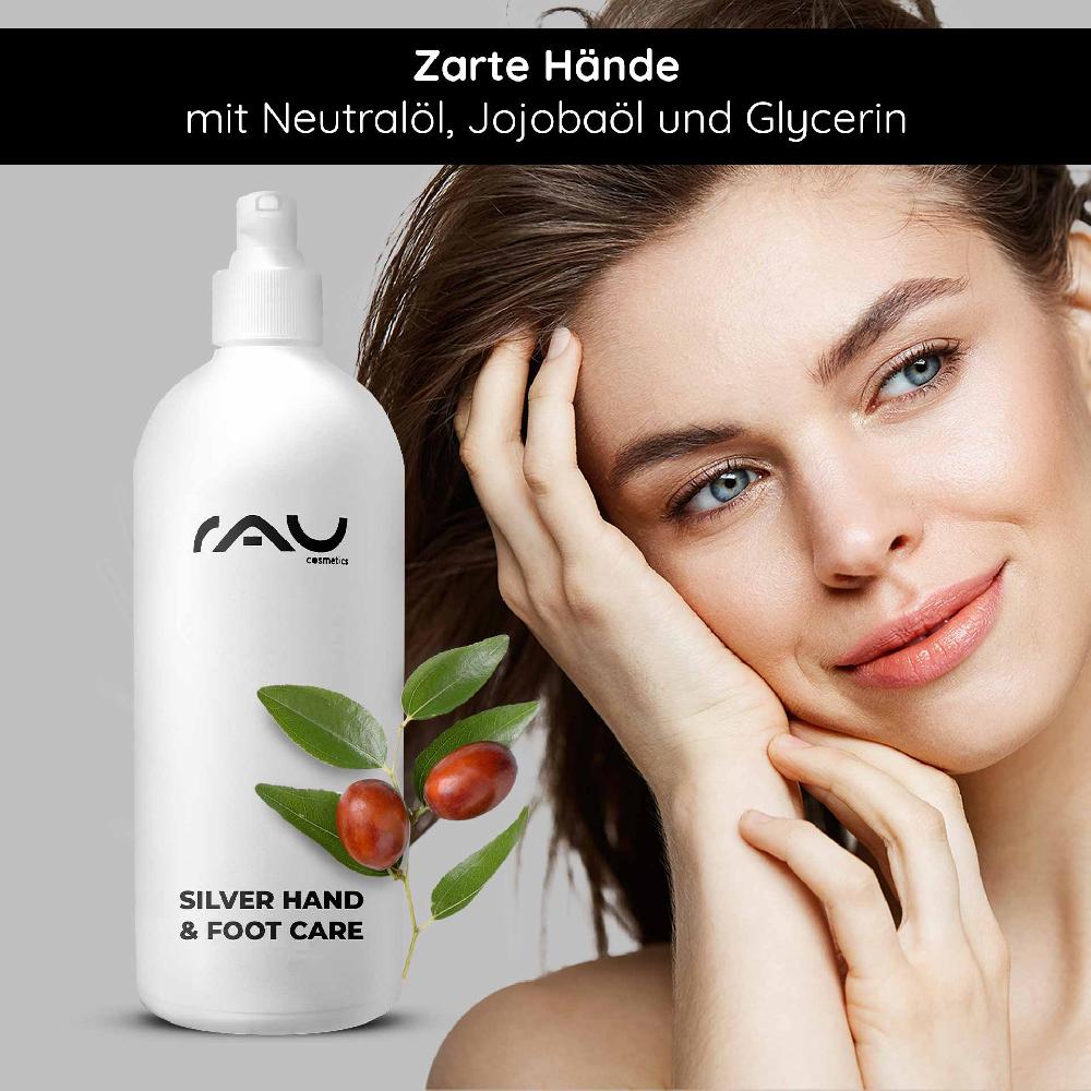 Rau Cosmetics Silver Hand & Foot Care 500 ml für Hand- & Fußcreme Neuheiten