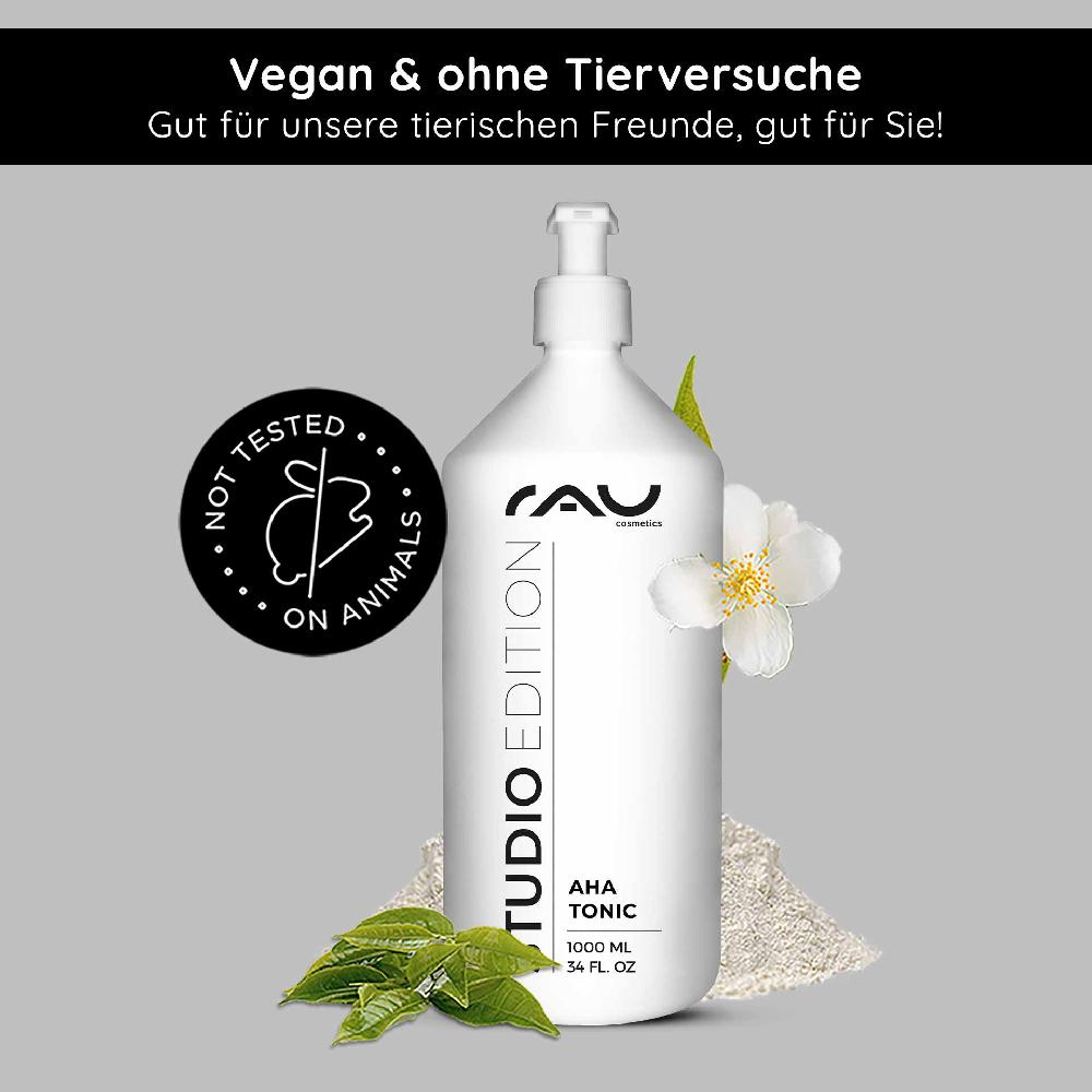 Rau Cosmetics AHA Tonic 1000 ml mildes Anti Aging Fruchtsäure Tonic Saisonale Angebote