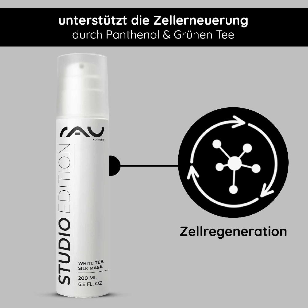 Rau Cosmetics White Tea Silk Mask 200 ml Reichhaltige Creme & Maske VIP-Rabatte