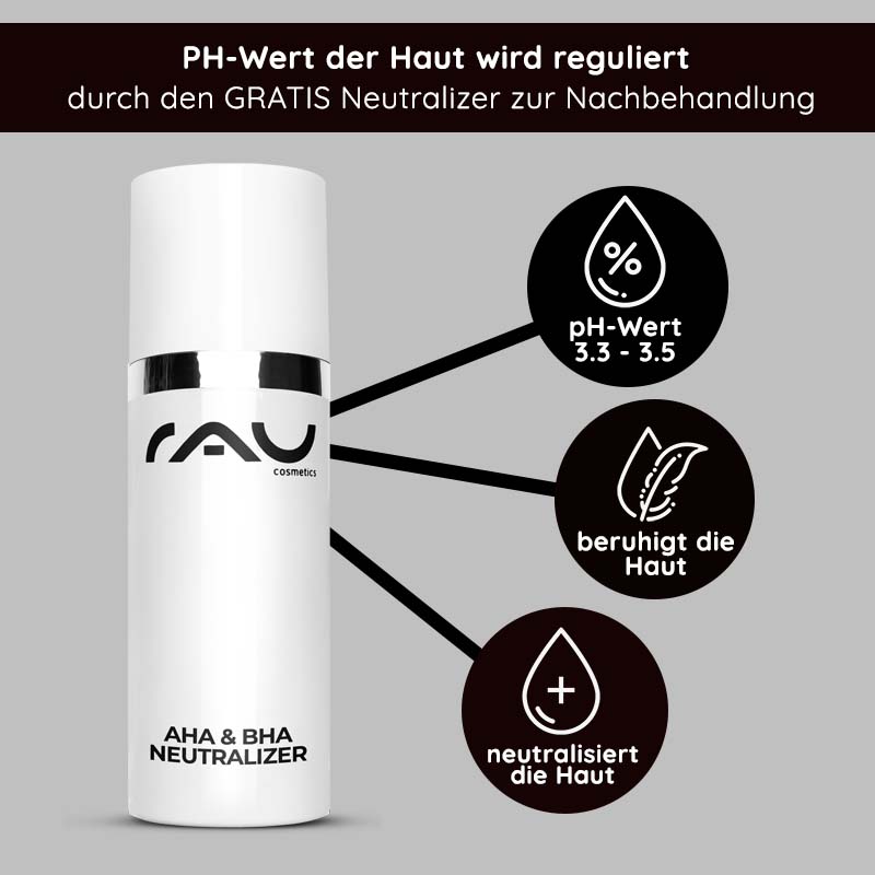 Rau Cosmetics Fruit Acid Peeling 100 ml Fruchtsäurepeeling mit BHA Begrenzte Freigabe