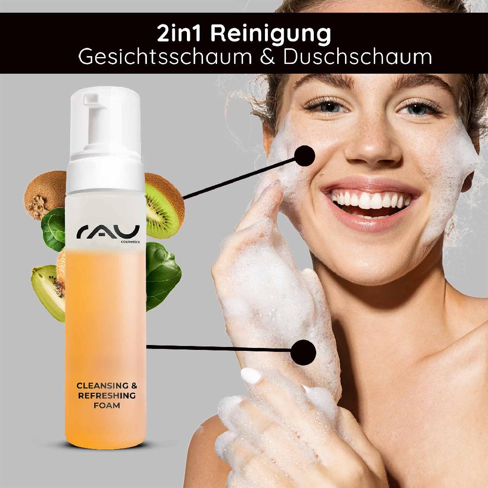 Rau Cosmetics Cleansing & Refreshing Foam 200 ml Reinigungsschaum Letzter Tag