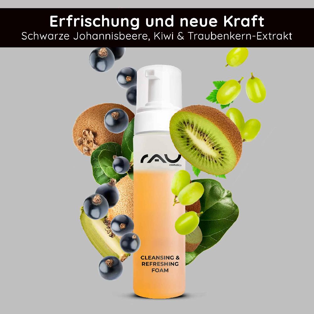 Rau Cosmetics Cleansing & Refreshing Foam 200 ml Reinigungsschaum Letzter Tag