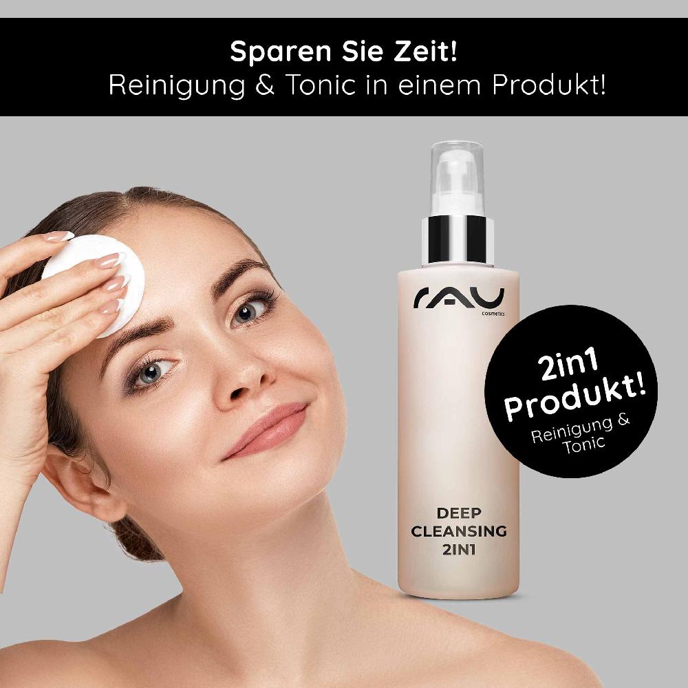 Rau Cosmetics Deep Cleansing 2in1 200 ml 2in1 Gesichtswasser Zeitbegrenzte Promotion