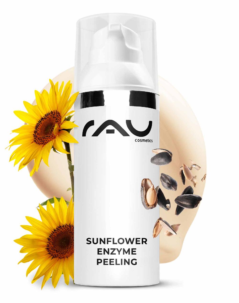 Rau Cosmetics Sunflower Enzyme Peeling 50 ml Chemisches Enzymepeeling