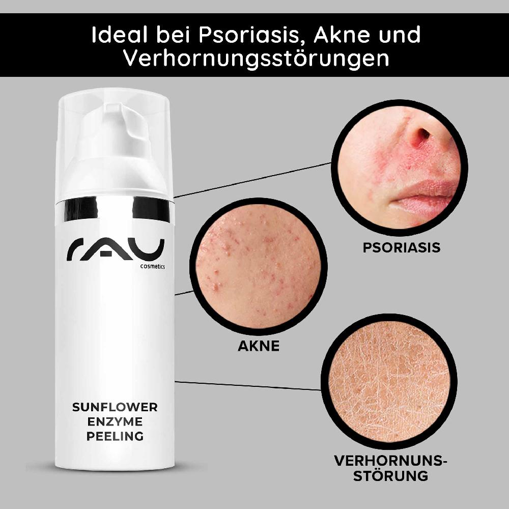 Rau Cosmetics Sunflower Enzyme Peeling 50 ml Chemisches Enzymepeeling Bis zu 65% Rabatt