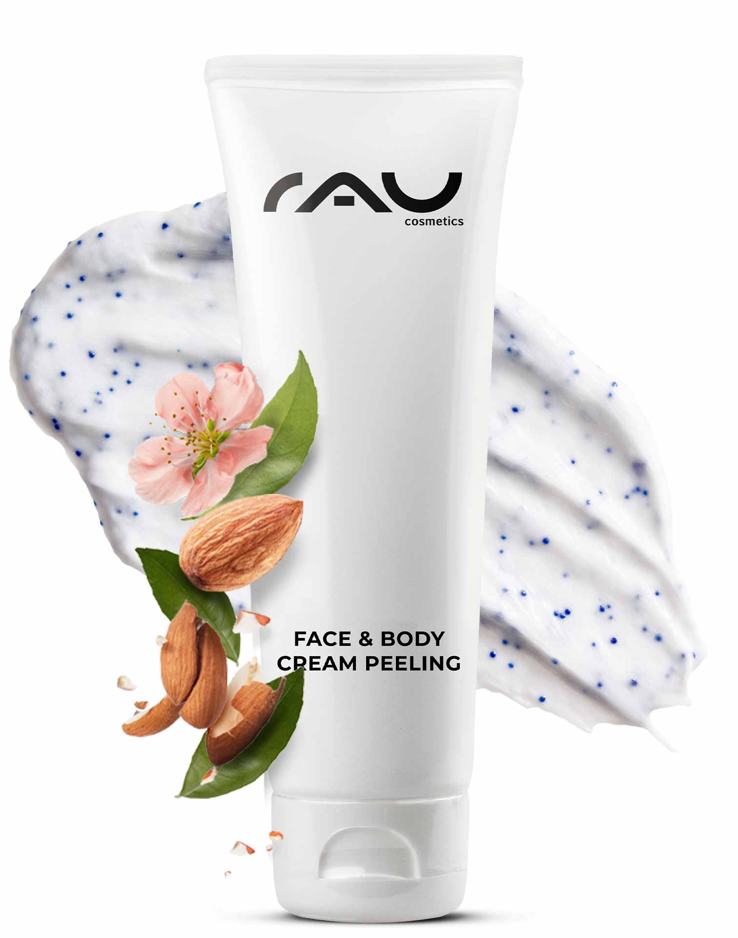Rau Cosmetics Face & Body Cream Peeling 75 ml Mechanisches Peeling