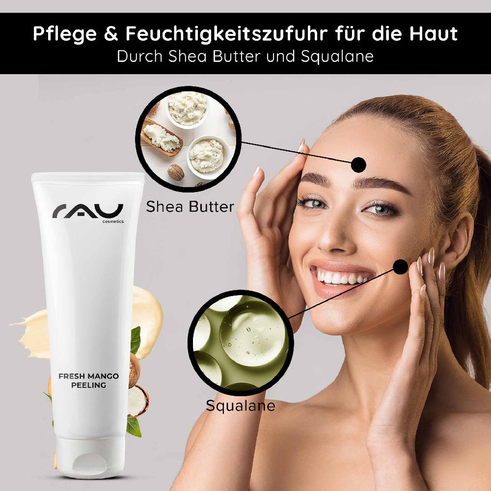 Rau Cosmetics Fresh Mango Peeling 75 ml Enzymepeeling mit Mangoduft für feine Poren Discount Store für neue Produkte